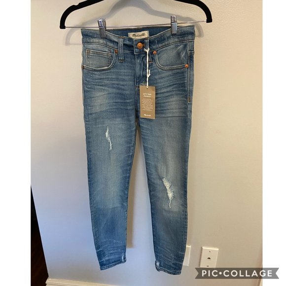 Sold NWT Madewell Petite 9" High-Rise Skinny Jeans - Picture 4 of 13